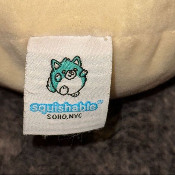 Squishable Smiling Mushroom Pink Medium Size 9” Plush Girly Fungi Fairycore Boho - Picture 7 of 8